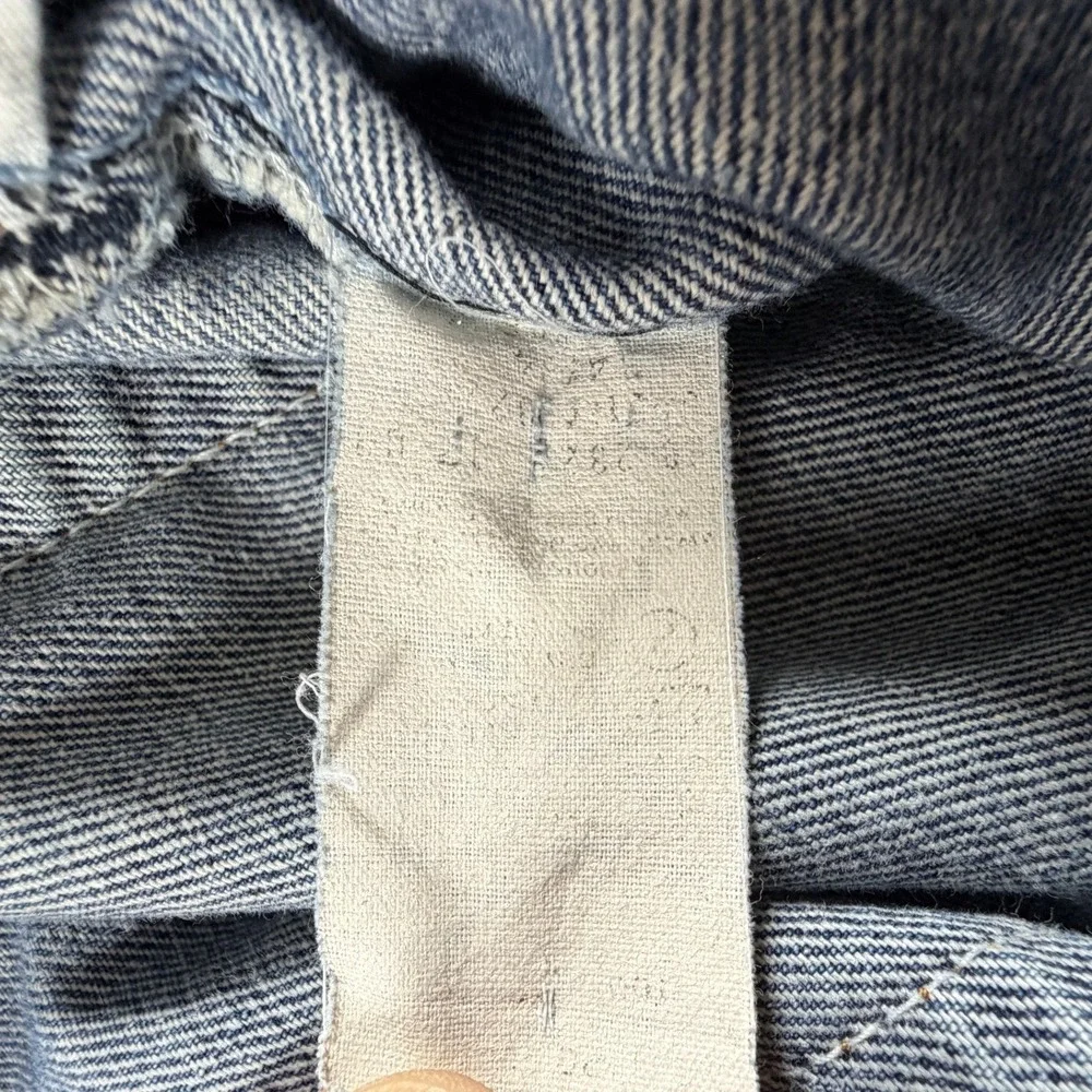 Vintage Levis 511 Slim Fit Jeans Mens 32x34 Blue Denim Straight Leg Cotton